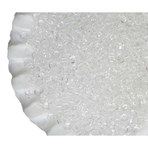 20g Transparent cristal rond verre Japonais TOHO perles de rocaille 15/0 TR-15-1 1.6 mm - Photo n°1