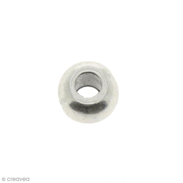 Perle intercalaire en métal 5 mm - Photo n°1