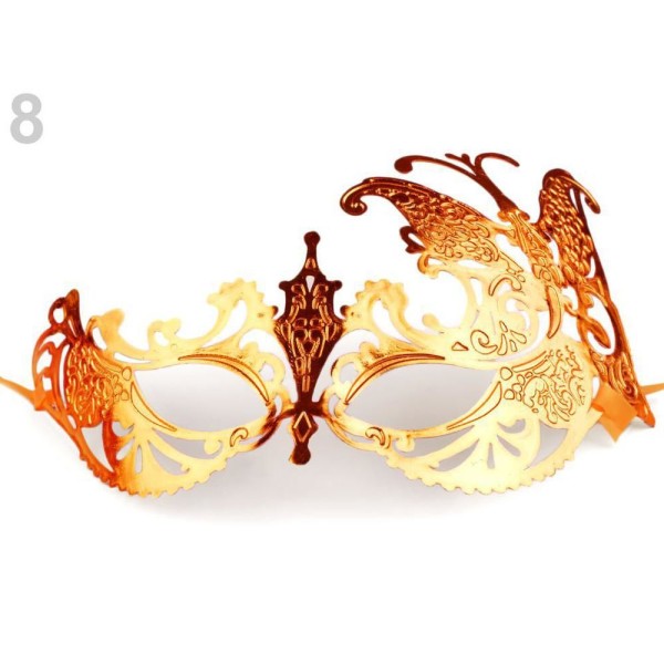 1pc 8gold Sombre de Carnaval / Partie Masque pour les Yeux, Et, d'Accessoires, de Décorations - Photo n°1