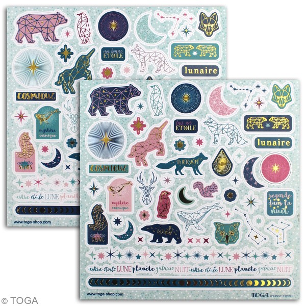Stickers Toga - Etoiles - 98 stickers - Photo n°2