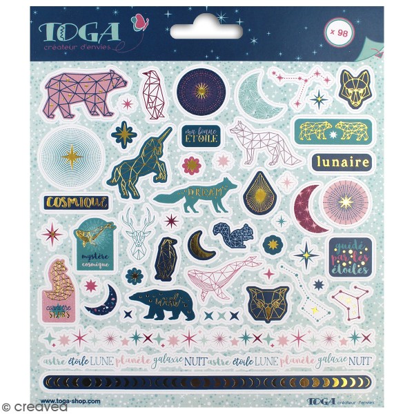 Stickers Toga - Etoiles - 98 stickers - Photo n°1