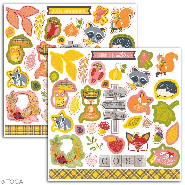 Stickers Toga - Foxy - 72 stickers - Photo n°2