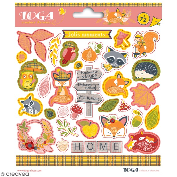 Stickers Toga - Foxy - 72 stickers - Photo n°1