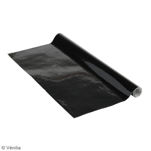 Adhésif brillant Venilia Basicline - Noir - 150 x 45 cm - Photo n°3