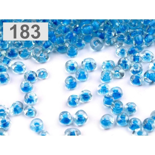 50g 183 Bébé Bleu en Verre de Semences de Perles de rocaille