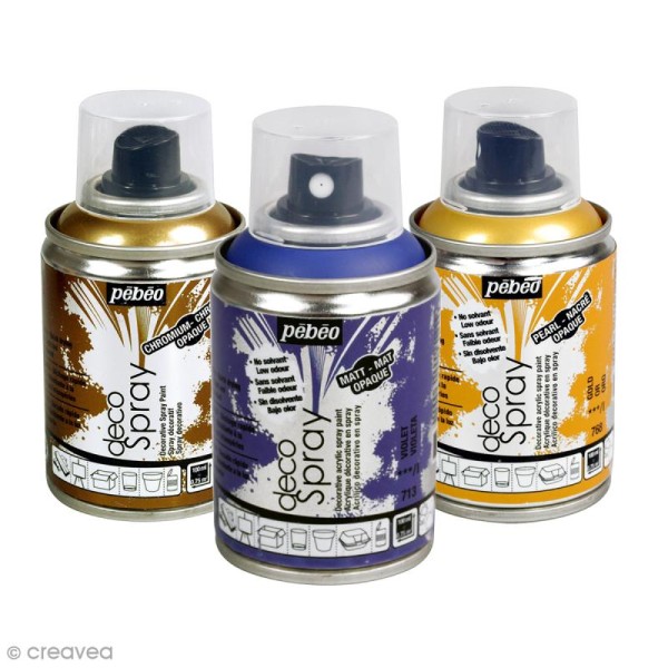 Bombe de peinture DecoSpray 100 ml - Plusieurs coloris disponibles - Photo n°1