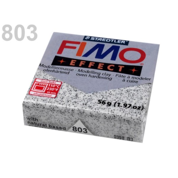 1pc Colombe Gris Granit FIMO Polymère pâte à modeler 56-57 octies Effet, d'Artisanat et de Loisirs - Photo n°1