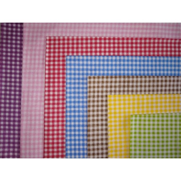7 coupons tissu patchwork coton couture 50 x 50 cm CARREAUX 2010 - Photo n°1