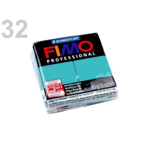 1pc Lumière Turquoise FIMO Professional 85g, - le Modelage de l'Argile, de l'Artisanat et Loisirs - Photo n°1