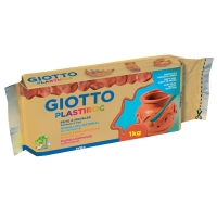 Pâte autodurcissante Giotto - Plastiroc - Terracotta - 1 Kg
