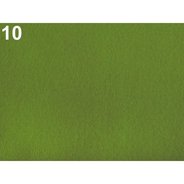 1m 10green Feutre Tissu, le Feutre, le Liège, la Toison d'Autres Tissus - Photo n°1