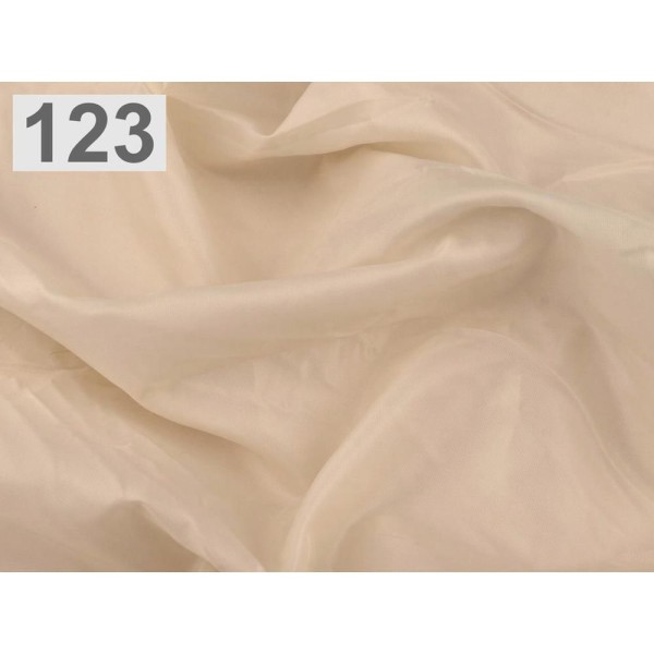 1m 123 Crème Doublure en Polyester, Et en Soulignant, Tissus - Photo n°1