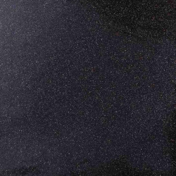 Feuille thermocollante Noire pailletée - 15 x 18,5 cm - Photo n°1