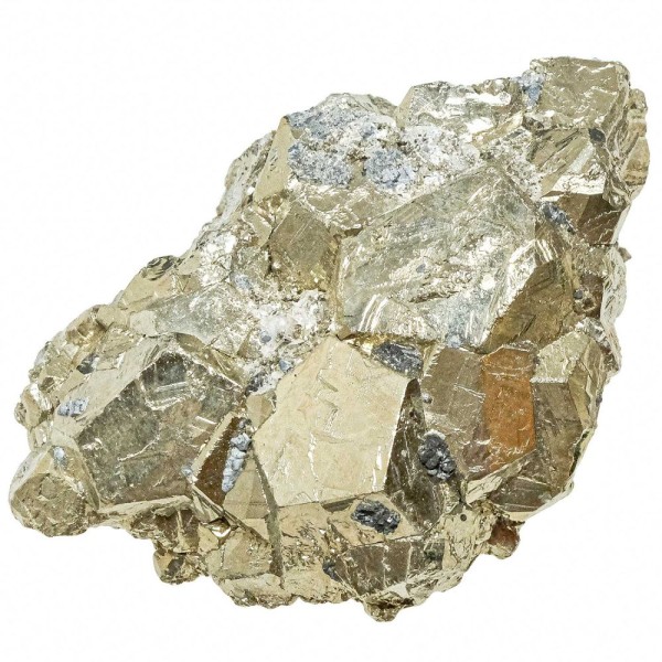 Pyrite cristallisée brute - 389 grammes. - Photo n°1