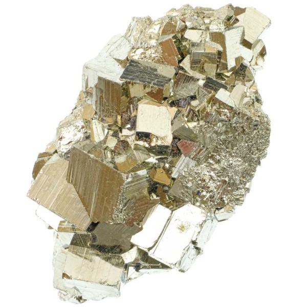 Pyrite cristallisée brute - 239 grammes. - Photo n°1