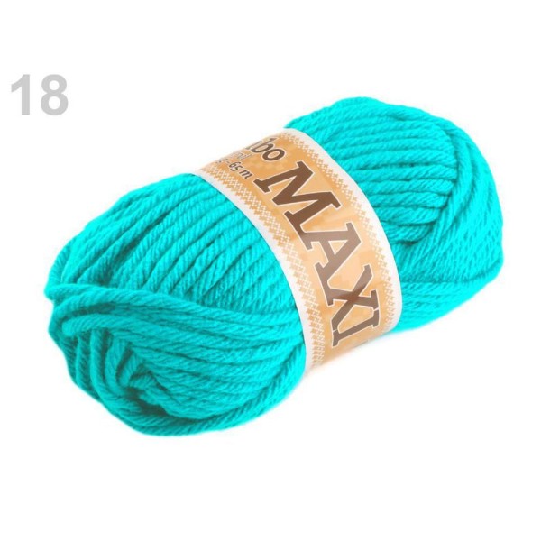 1pc 18 (922) de Menthe Fil à Tricoter Jumbo Maxi 100g, Tricot, Crochet, Broderie, Mercerie, - Photo n°1