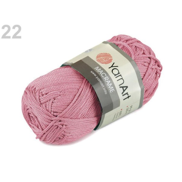 1pc 22 (141) Vintage Rose du Fil à Tricoter Macrame 90g Yarnart, Tricot, Crochet, Broderie, Mercerie - Photo n°1