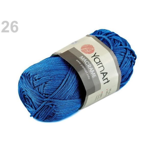 1pc 26 (139) Capri Bleu Fil à Tricoter Macrame 90g Yarnart, Tricot, Crochet, Broderie, Mercerie, - Photo n°1