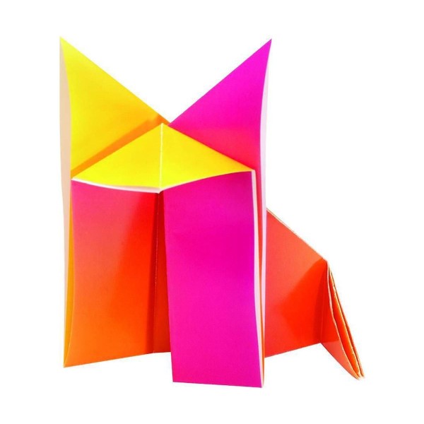 Origami Arc-En-Ciel De Papier De 10 X10 Cm 100 Feuilles, De La Décoration Origami, Papier Découpé, D - Photo n°3