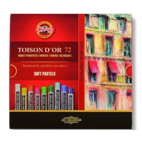 La Poussière de craie Ronde Set (72ks), des Pastels, des Fournitures d'Art - Photo n°1