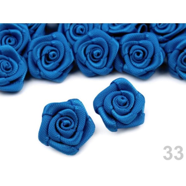 10pc 33 Campanula Tissu Rose Ø15mm, Coudre-sur Appliques de Fleurs, de Vêtements, de Chaussures Déco - Photo n°1