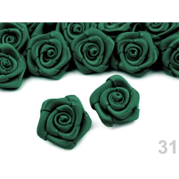 10pc 31 Lutin en Tissu Rose Ø15mm, Coudre-sur Appliques de Fleurs, de Vêtements, de Chaussures Décor - Photo n°1