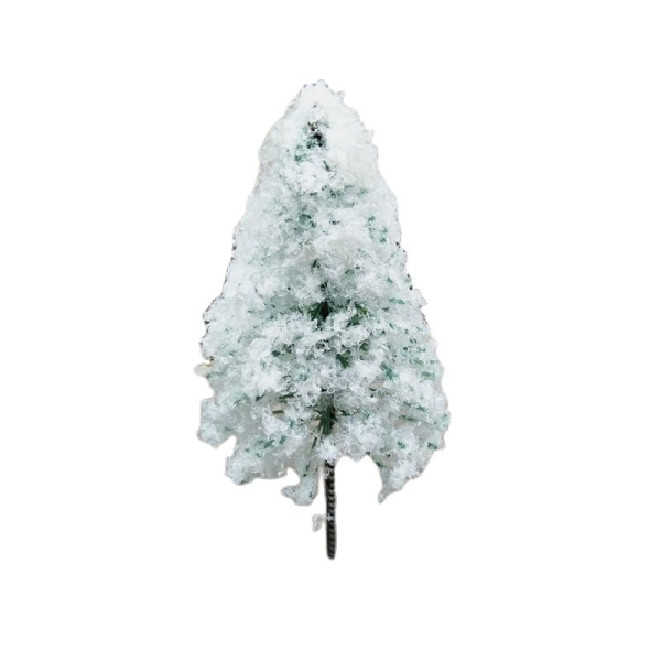 2pcs Blanc de Neige Arbre de Noël Arbre de Plantes Artificielles Arbres Miniatures Intérieur Miniatu - Photo n°1