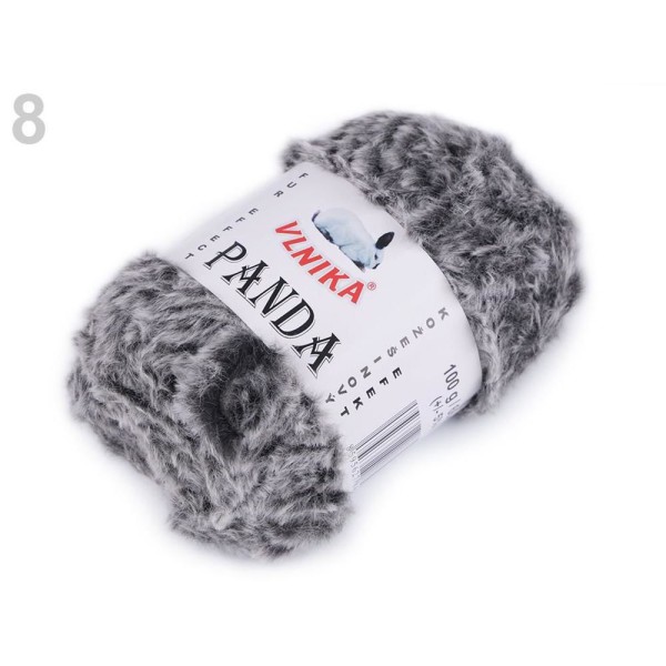 1pc 8 (152) Gris Strié de Fil à Tricoter Panda 100g, Tricot, Crochet, Broderie, Mercerie, - Photo n°1