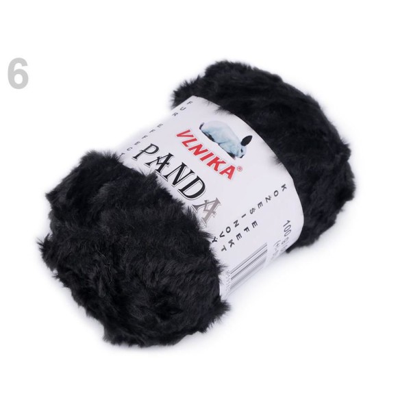 1pc 6 (151) Noir Fil à Tricoter Panda 100g, Tricot, Crochet, Broderie, Mercerie, - Photo n°1