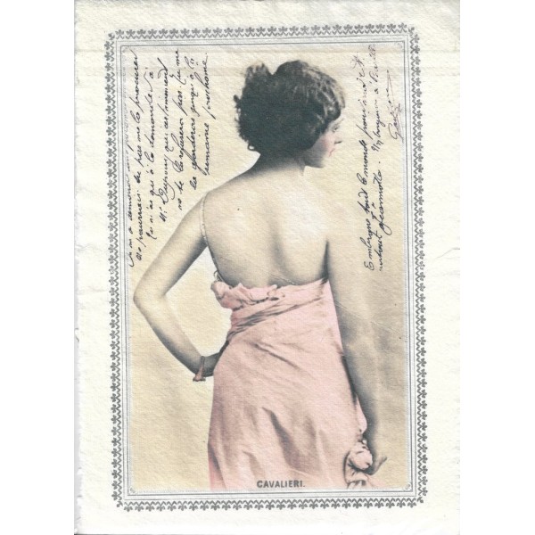 Photo imprimée sur papier coton fait main Femme 621 Sagen Vintage Design - Photo n°1