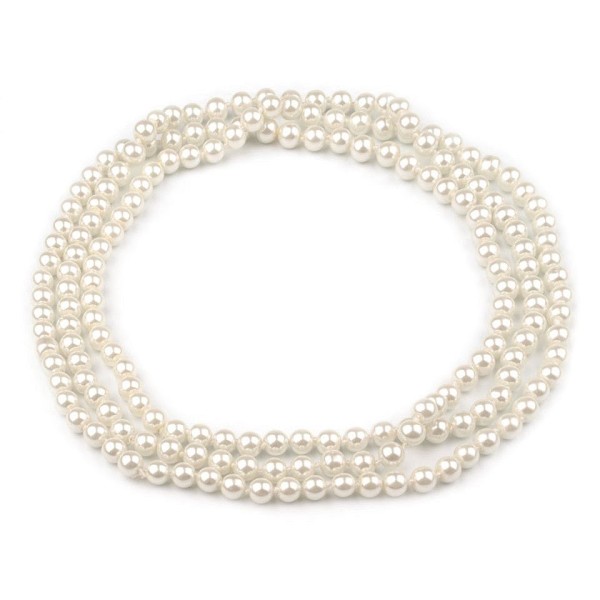 1pc Pearl Multi-rangée Collier de Perles, Perle d'Imitation des Colliers, des Bijoux - Photo n°1