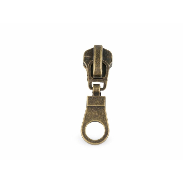 10pc Nickel Curseur en Métal Antique Fermetures en Laiton de 6mm, Sac à Fermoir, Accessoires de Cout - Photo n°4