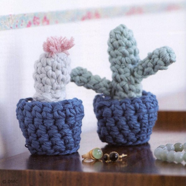 Livre crochet DMC - Déco & Rangement - 25 idées à tricoter ou crocheter - Photo n°5
