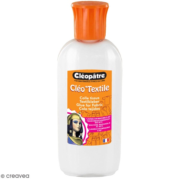 Colle Textile Cléopâtre - Texti'glue - 100 g - Colle tissu - Creavea