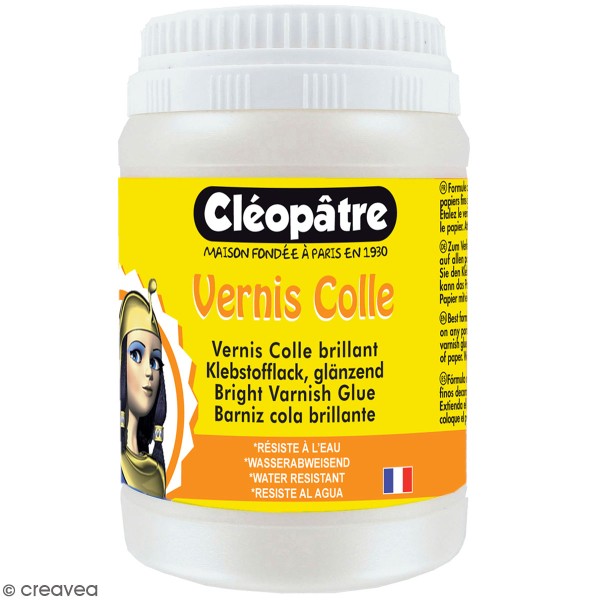 Vernis colle brillant Cléopâtre 250 gr - Photo n°1