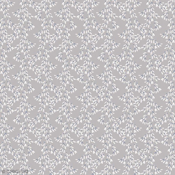 Feutrine à motifs Artemio - Givré Blanc - 1 mm - 30 x 30 cm - Photo n°1