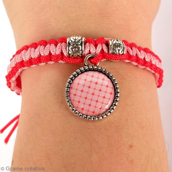Kit pour création de bijoux Amour - Collier et bracelet à tresser - Photo n°3