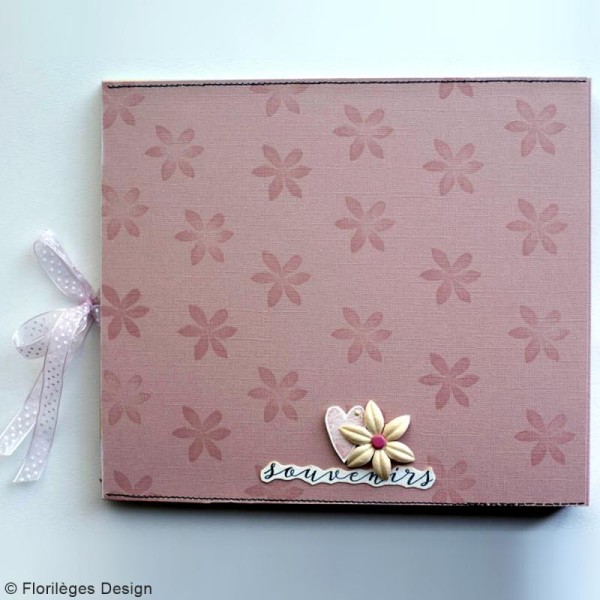 Tampon Bois Petite fleur étoilée - 3 x 3 cm - Photo n°2