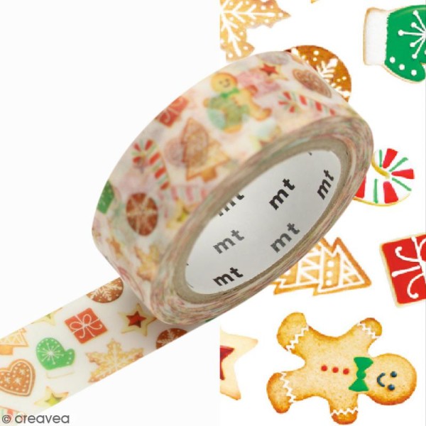 Assortiment Masking Tape Merry Christmas - 3 rouleaux - Photo n°3