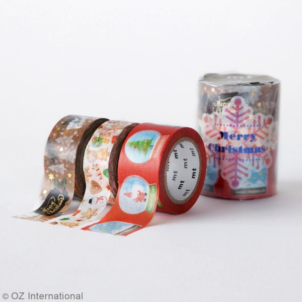 Assortiment Masking Tape Merry Christmas - 3 rouleaux - Photo n°5