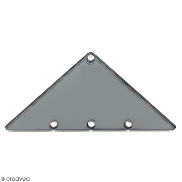 Intercalaire Triangulaire Gris - 50 x 25 mm - Photo n°1