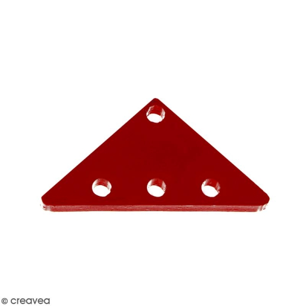 Intercalaire Triangulaire Rouge - 25 x 13 mm - Photo n°1