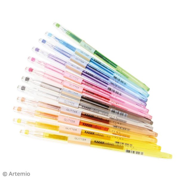 Stylos à gel Kaiser Colour - 24 stylos - Photo n°4