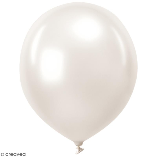 Ballons de baudruche Rico Design YEY - Uni Blanc - 30 cm - 12 pcs - Photo n°1