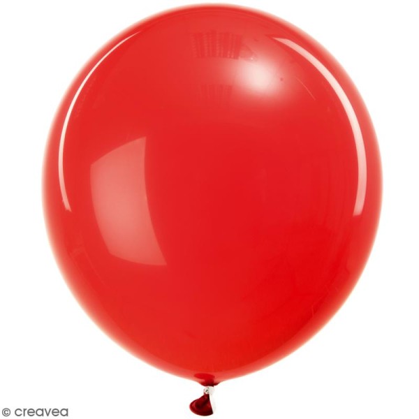 Ballons de baudruche Rico Design YEY - Uni Rouge - 30 cm - 12 pcs - Photo n°1