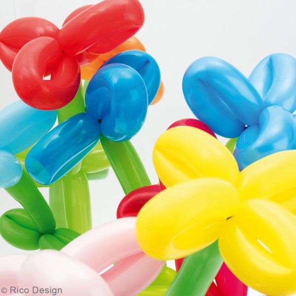 Ballons à modeler Rico Design YEY - Multicolore - 30 cm - 12 pcs - Photo n°2