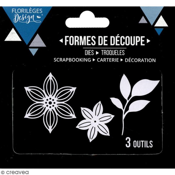 Dies Florilèges Design - Fleurs sublimes 1 - 3 pcs - Photo n°3