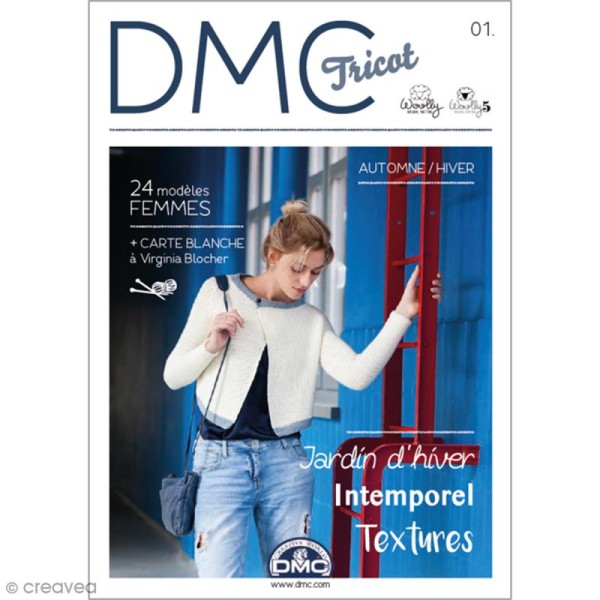 Catalogue tricot DMC - Woolly Heritage - 12 modèles Hommes Femmes - Photo n°1