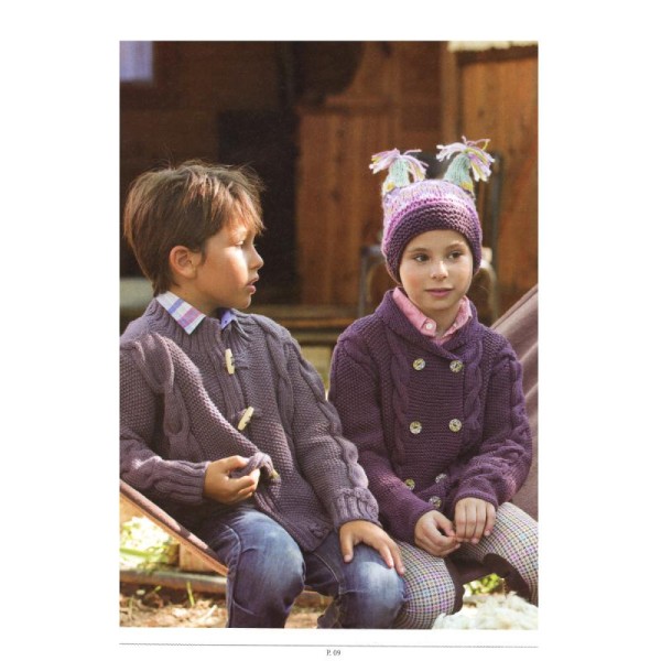 Catalogue tricot DMC - Woolly Enfant - 20 modèles pour enfants - Photo n°3