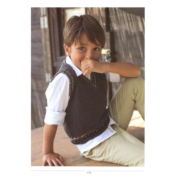 Catalogue tricot DMC - Woolly Enfant - 20 modèles pour enfants - Photo n°6